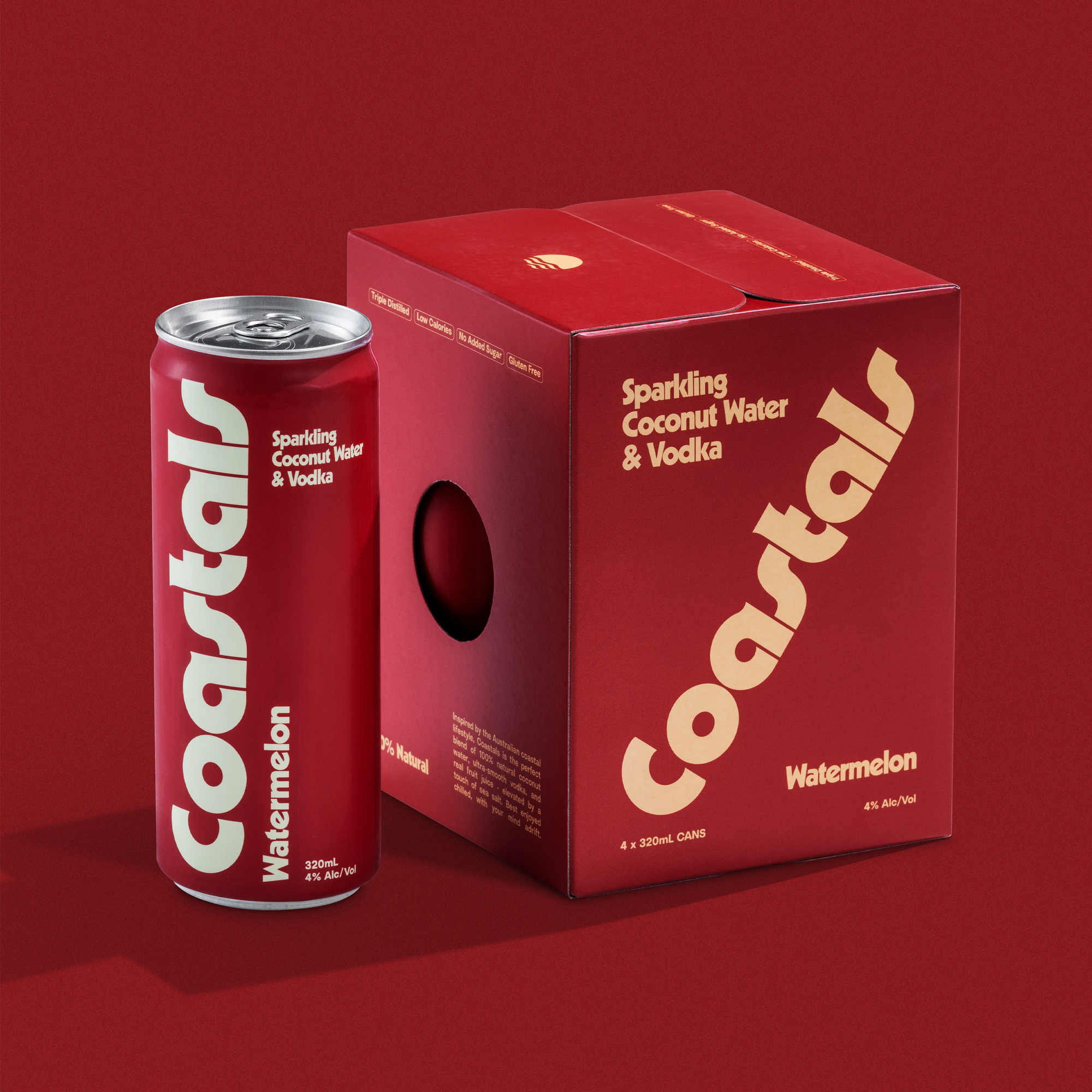 Coastals Watermelon Case (16x 320ml Cans)